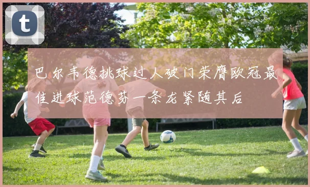 巴尔韦德挑球过人破门荣膺欧冠最佳进球范德芬一条龙紧随其后